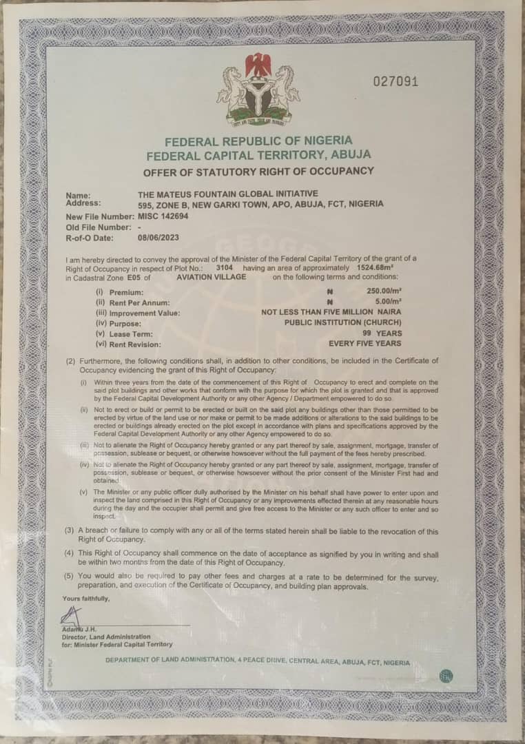 Land for Sale in Aviation village, FCT cover picture