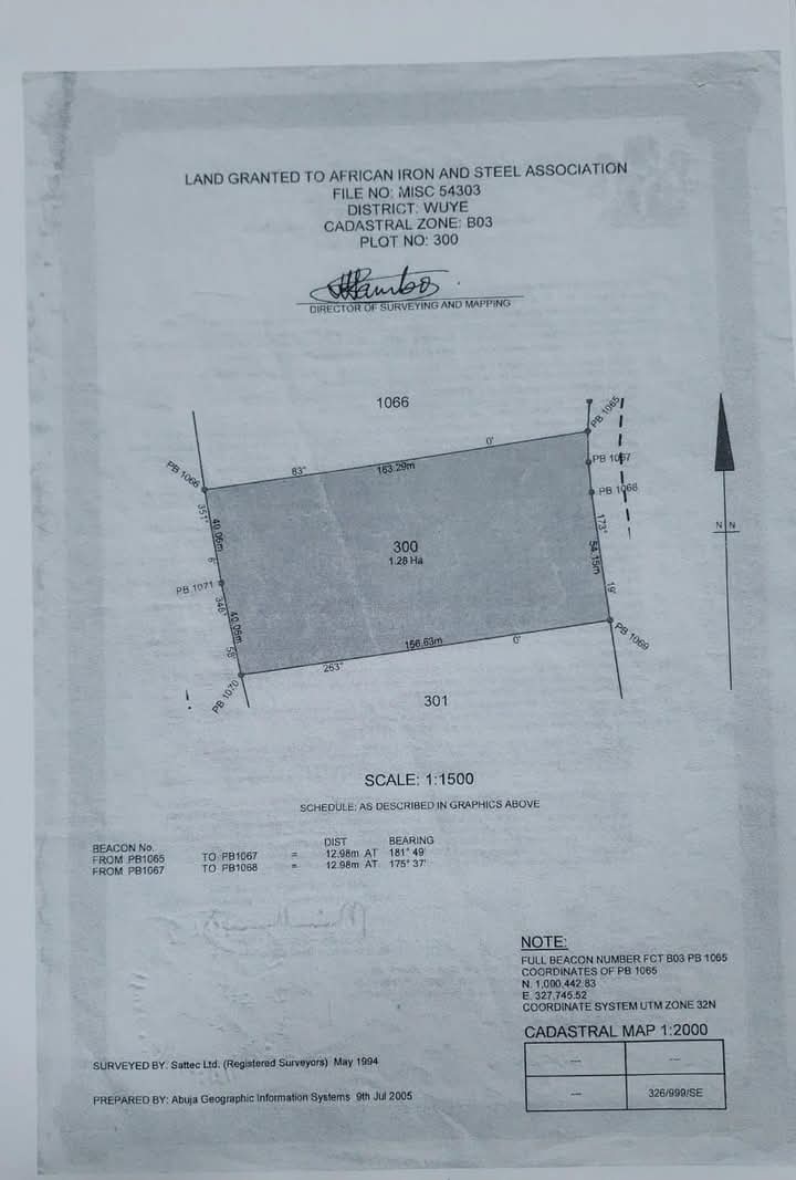 Land for Sale in Wuye, FCT cover picture