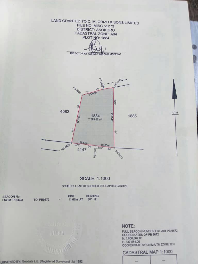 Land for Sale in Asokoro, FCT cover picture