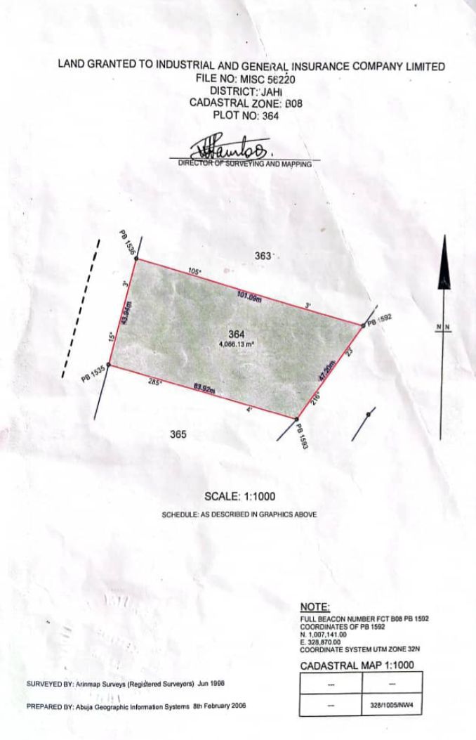 Land for Sale in Jahi, FCT cover picture