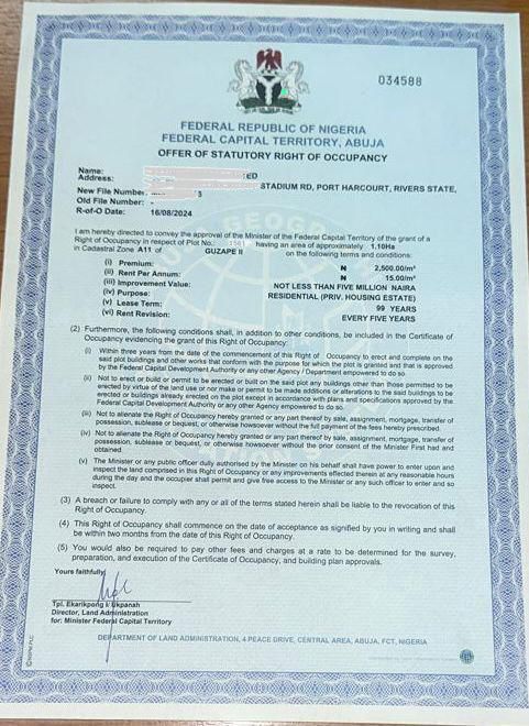 Land for Sale in Guzape 2, FCT cover picture