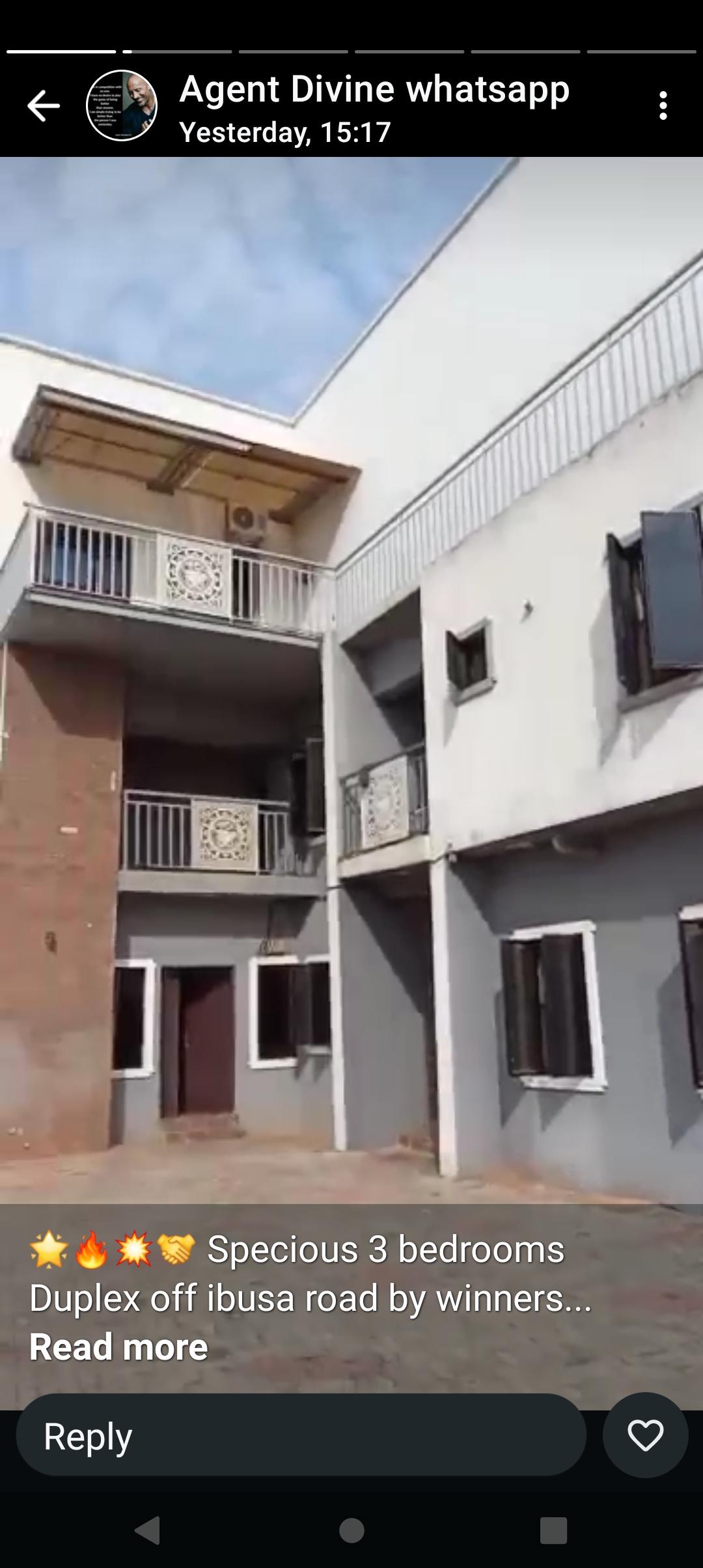 Duplex for Rent in 3 bedroom duplex, by winners ibusa road, Delta cover picture