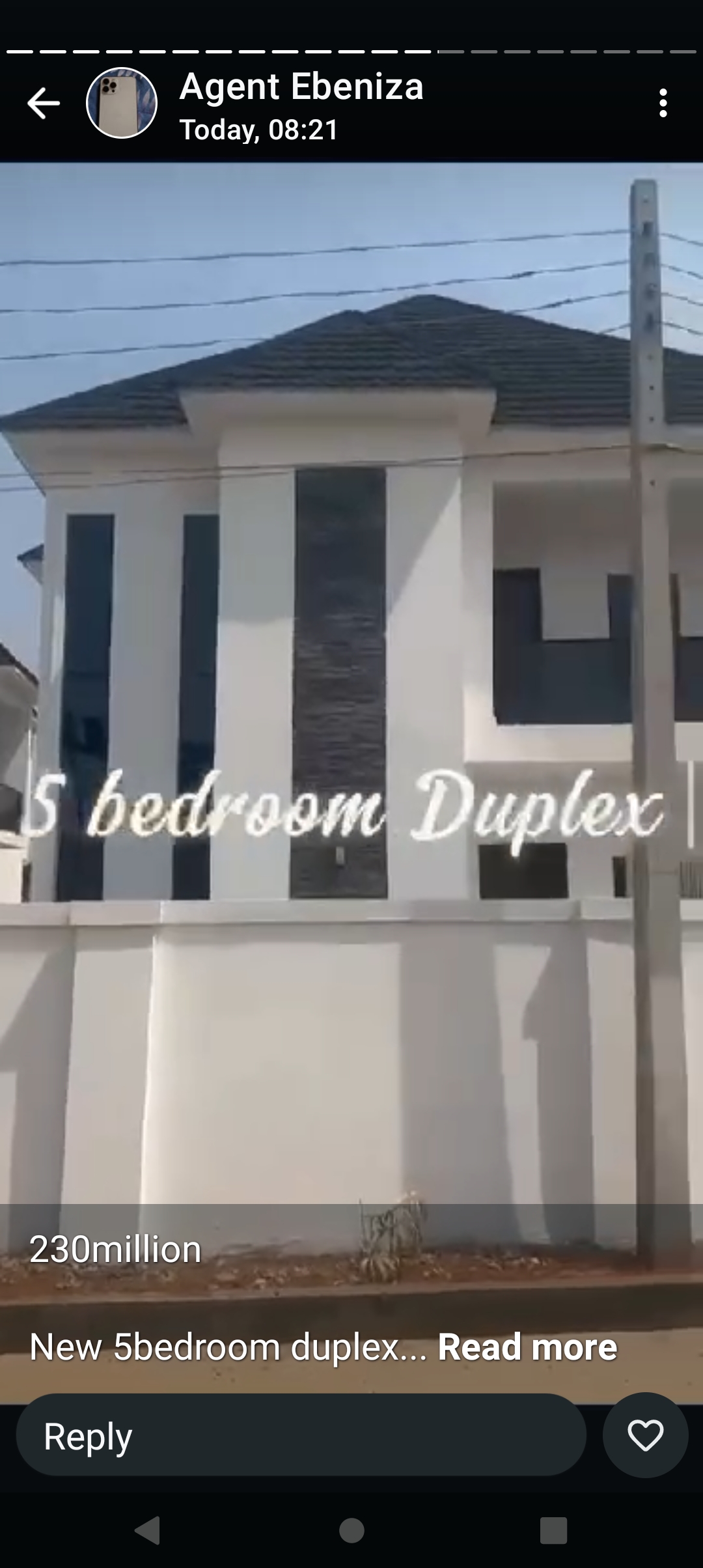 Duplex for Sale in NTA, Delta cover picture