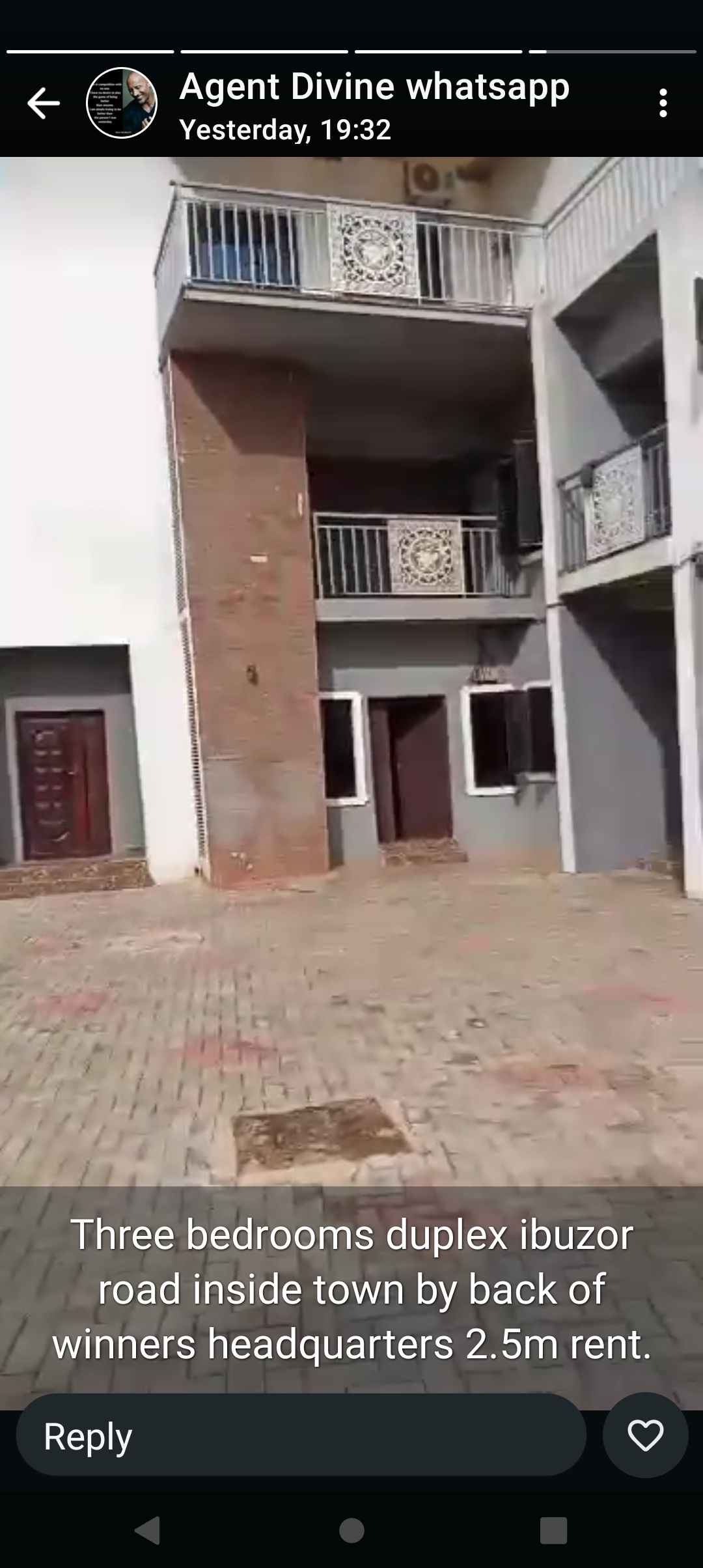 Duplex for Rent in 3 bedroom duplex for rent at Ibusa road, Delta cover picture