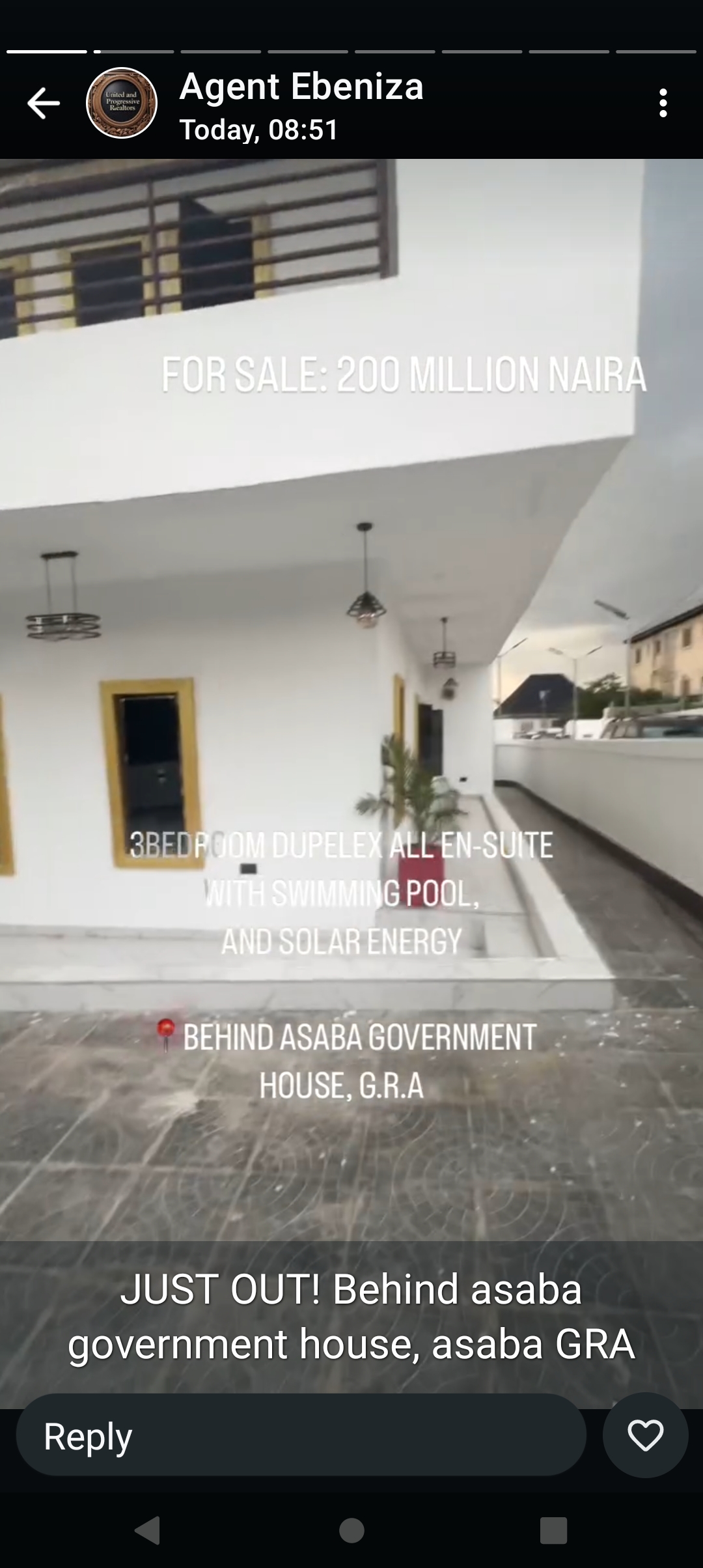 Duplex for Sale in Behind Asaba Government house, Delta cover picture