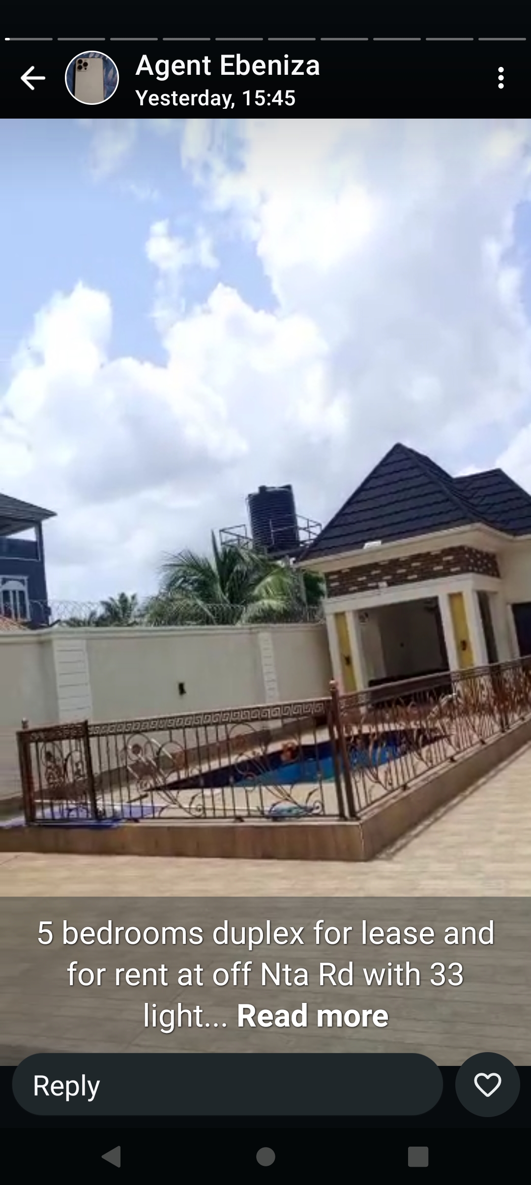 Duplex for Lease in NTA road, Delta cover picture