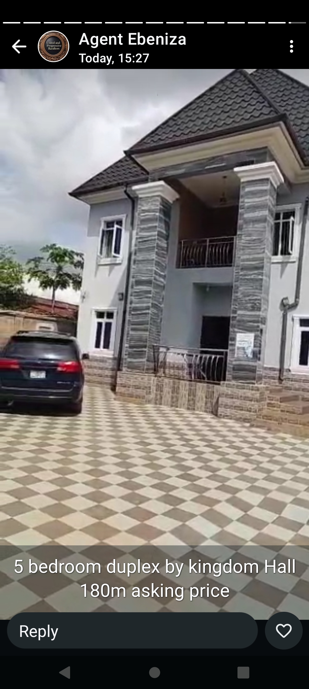 Duplex for Sale in 5 Bedroom Duplex. at Kingdom Hall, Delta cover picture