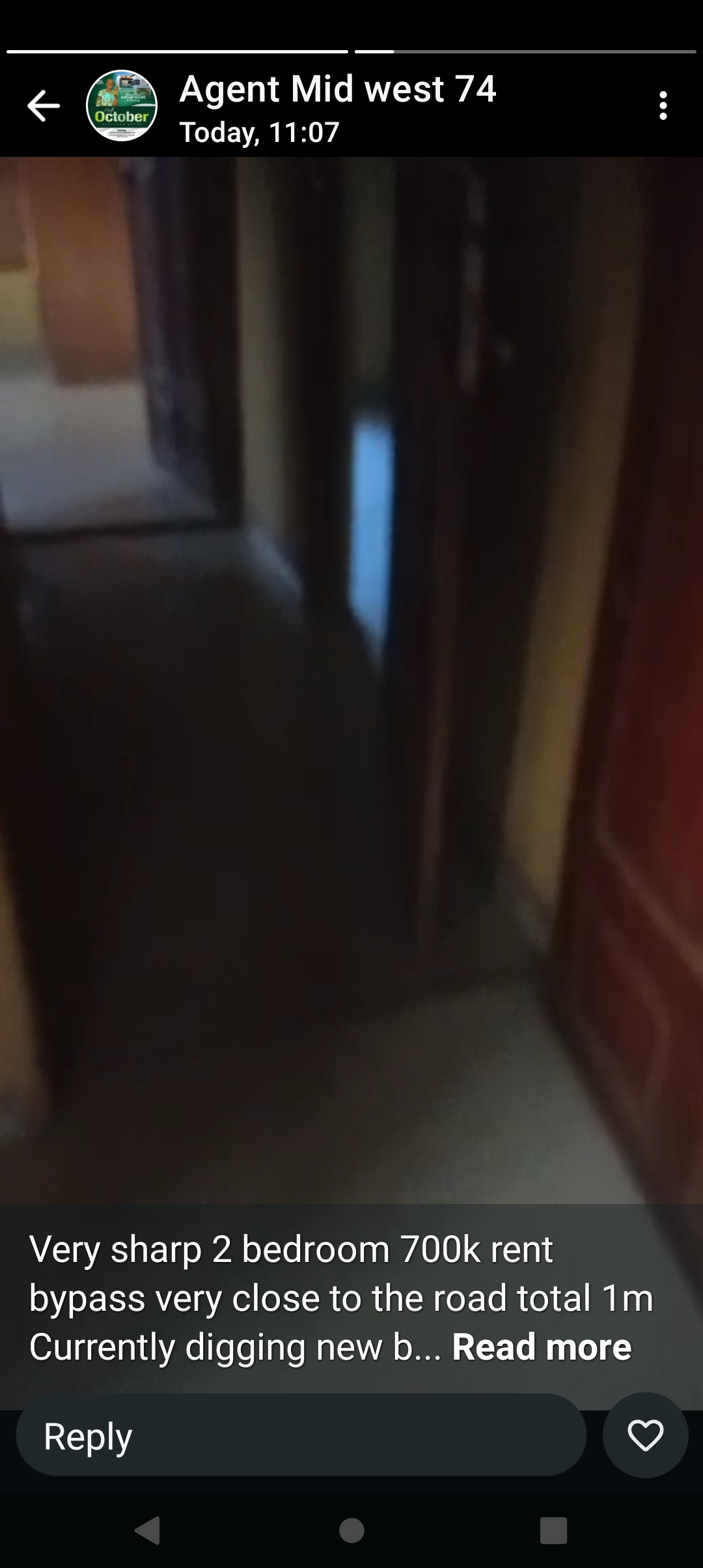 2 Bedroom Flat for Rent in Okpanam by pass, Delta cover picture