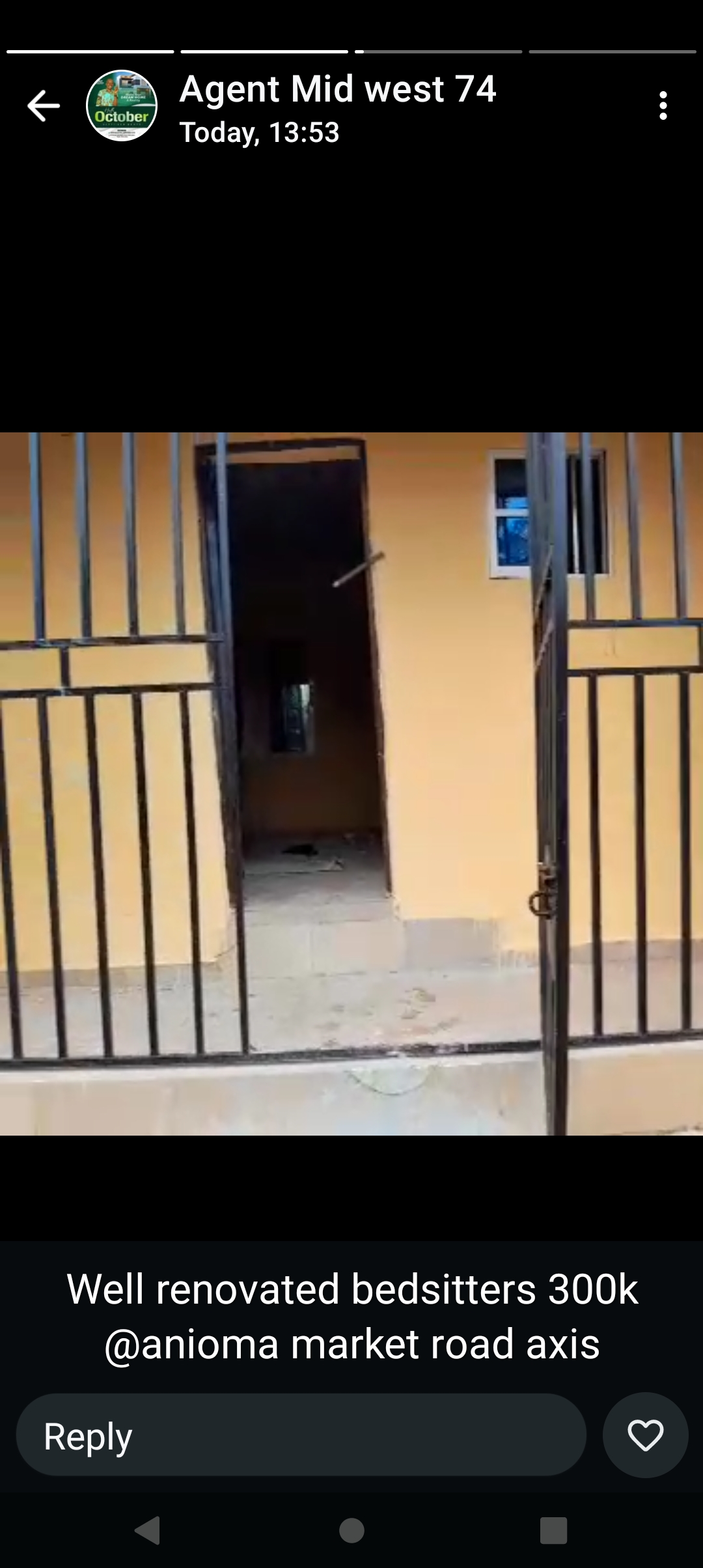 SelfContain for Rent in Anioma market, Okpanam road, Delta cover picture