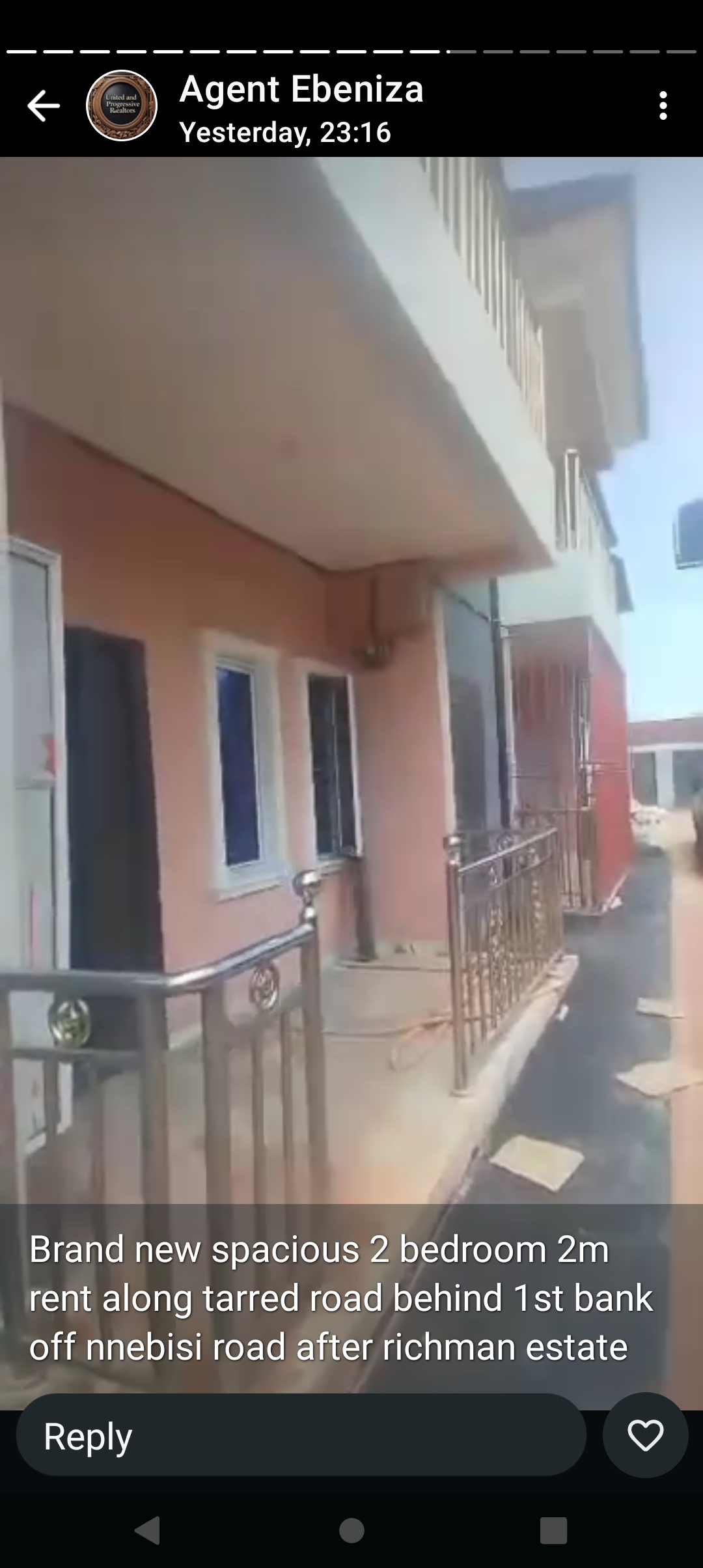 2 Bedroom Flat for Rent in Back of 1st bank after rich man estate, Delta cover picture