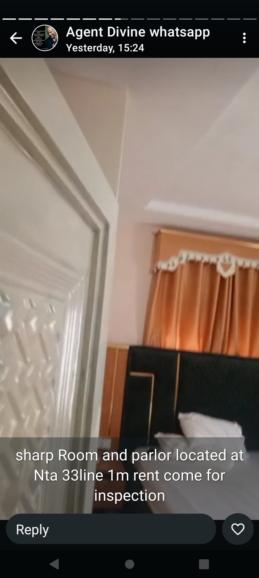 1 Bedroom Flat for Rent in Back of NTA, Delta cover picture