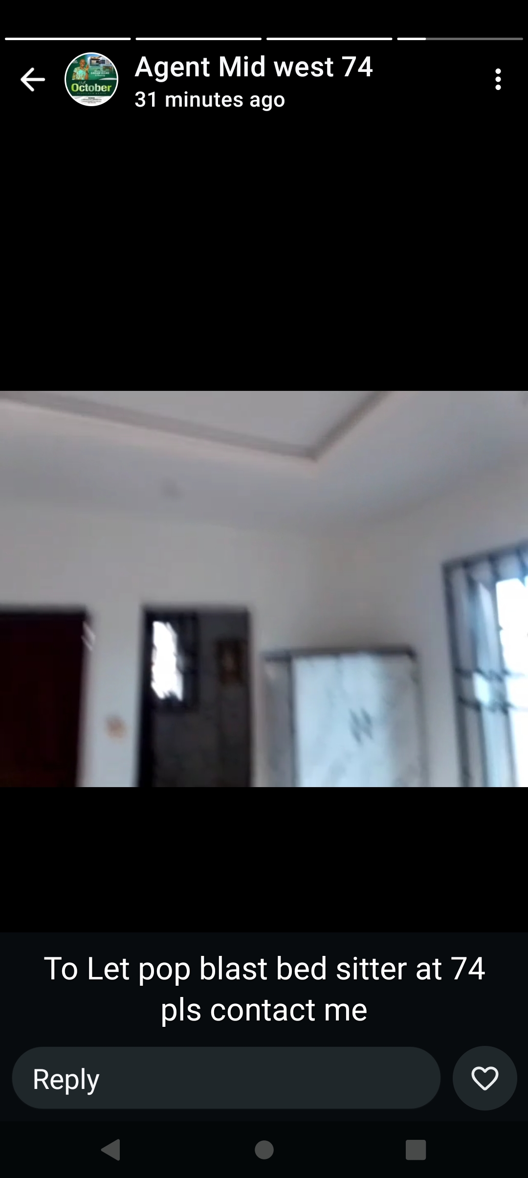 SelfContain for Rent in POP bed sitter at 74, Anwai road, Delta cover picture