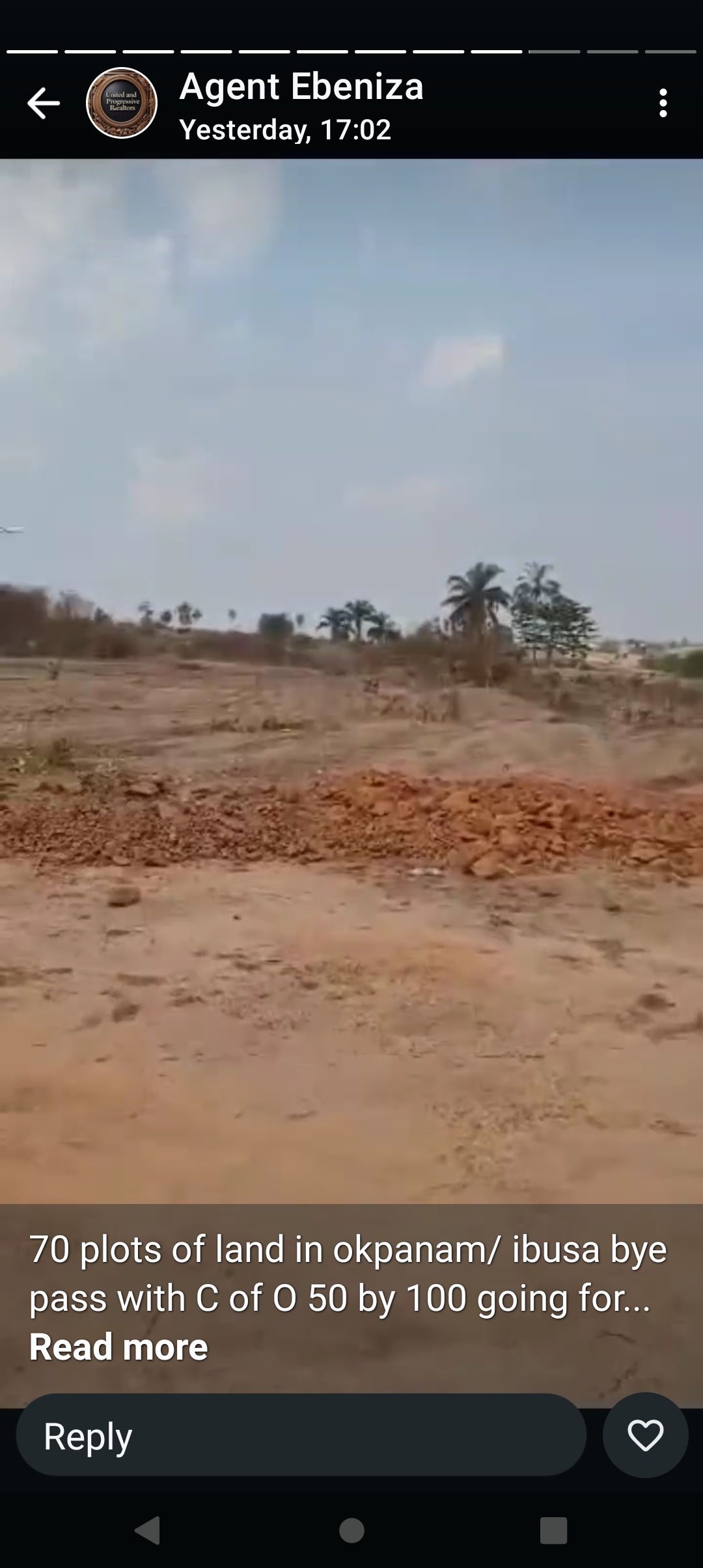 Land for Sale in Okpanam and Ibusa by pass, Delta cover picture