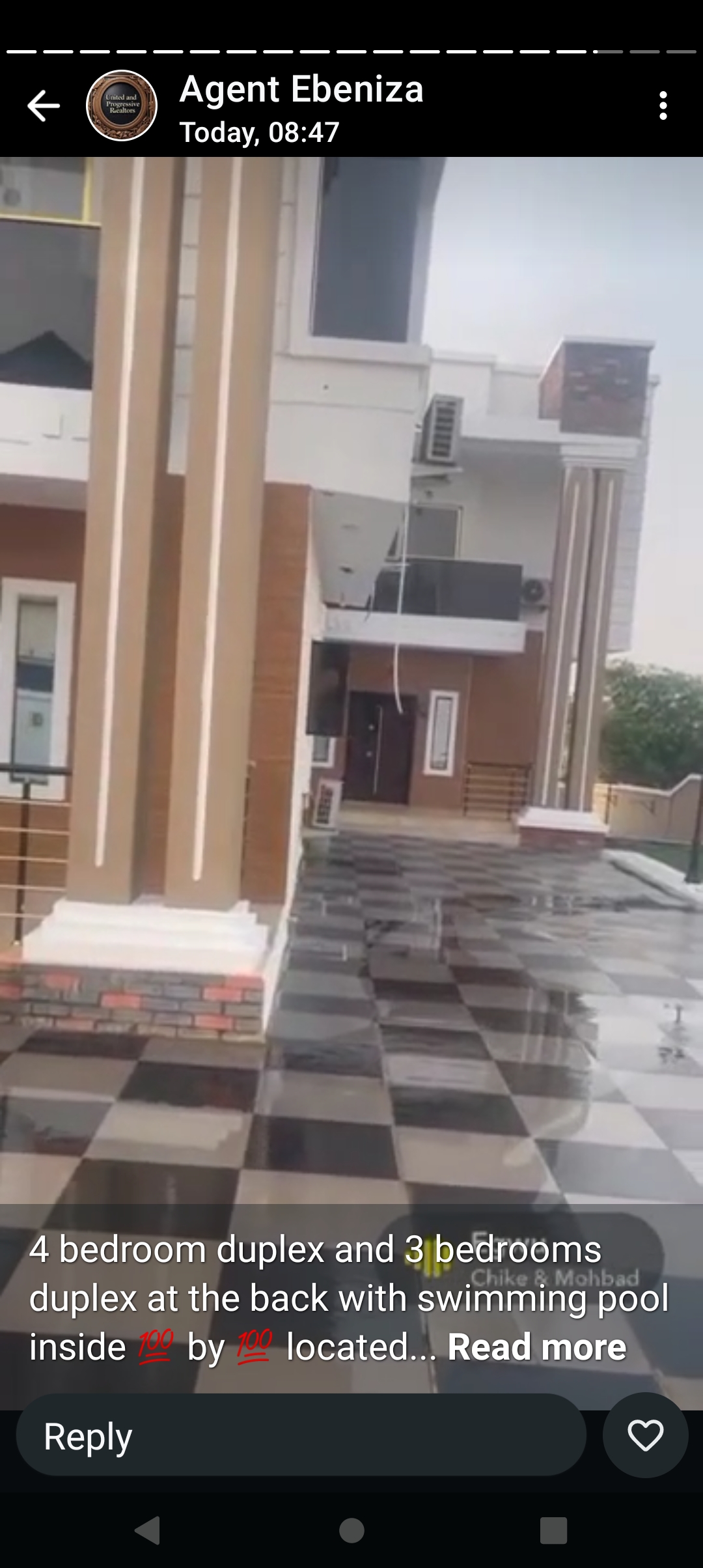 Duplex for Sale in 4bed and 3bed room duplex in 100 by 100 plot close to Malaysia estat3, Delta cover picture