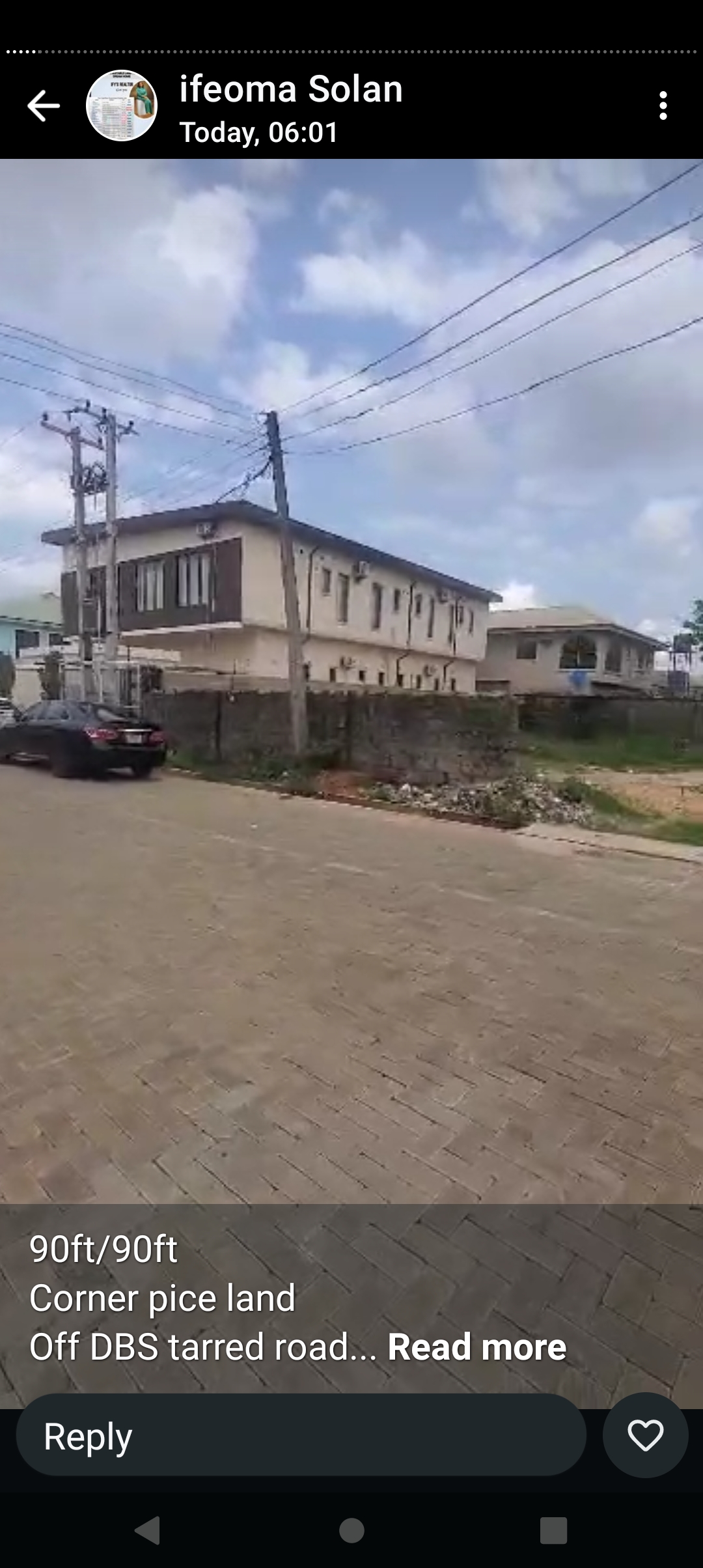 Land for Sale in Off DBS tared rood, Delta cover picture