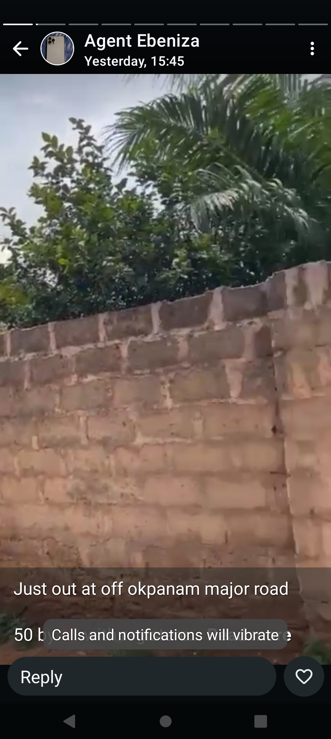 Land for Sale in Okpanam road, Delta cover picture