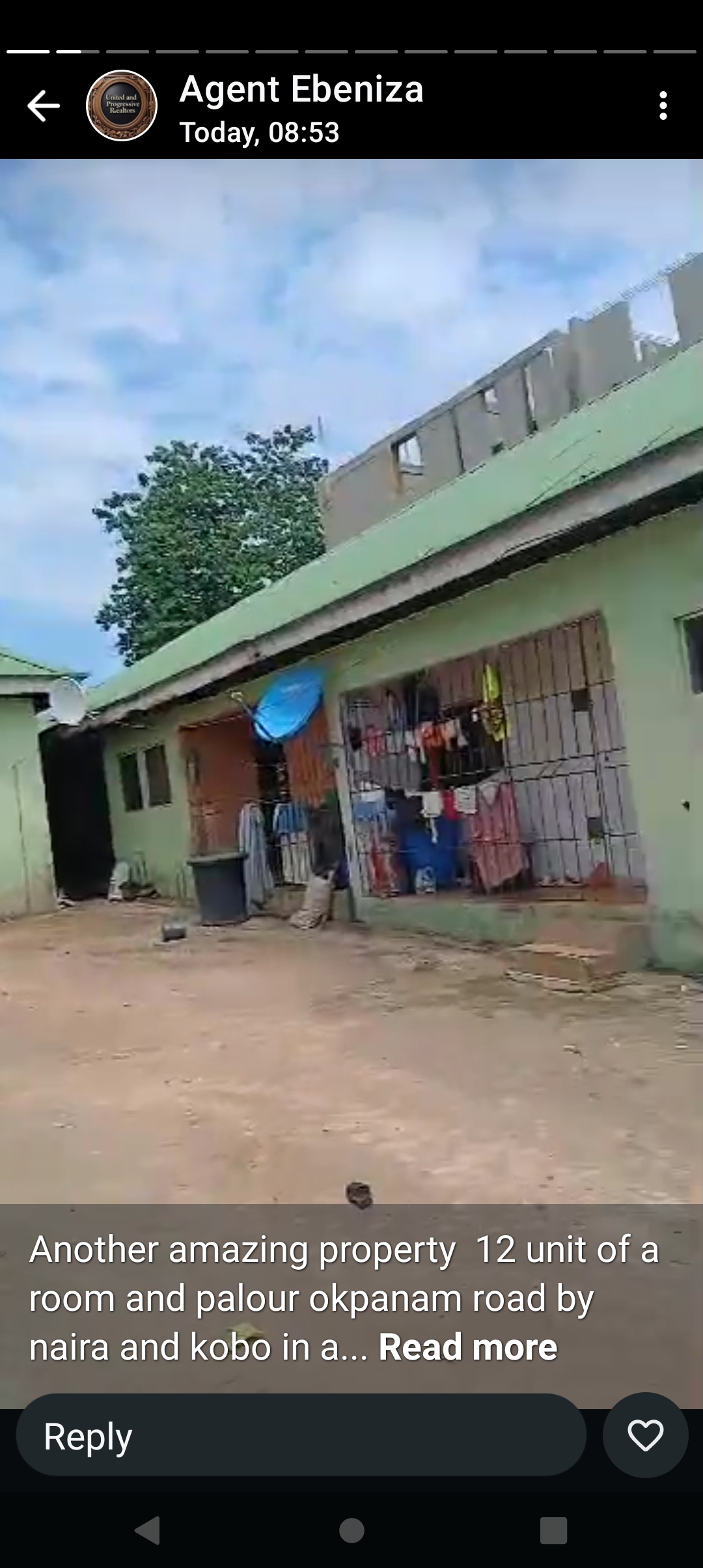 1 Bedroom Flat for Sale in 12 flats or Room and Parlour, Delta cover picture