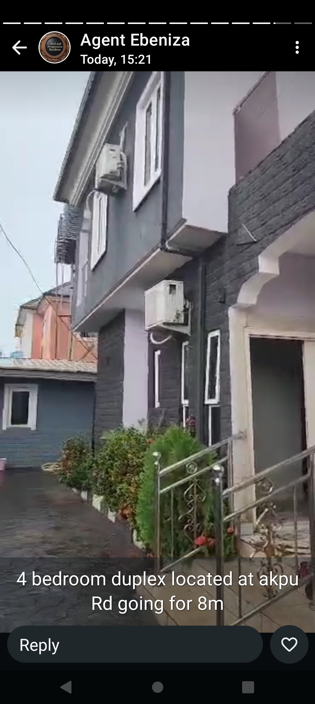 Duplex for Rent in 4 bedroom duplex Akpu road, Delta cover picture