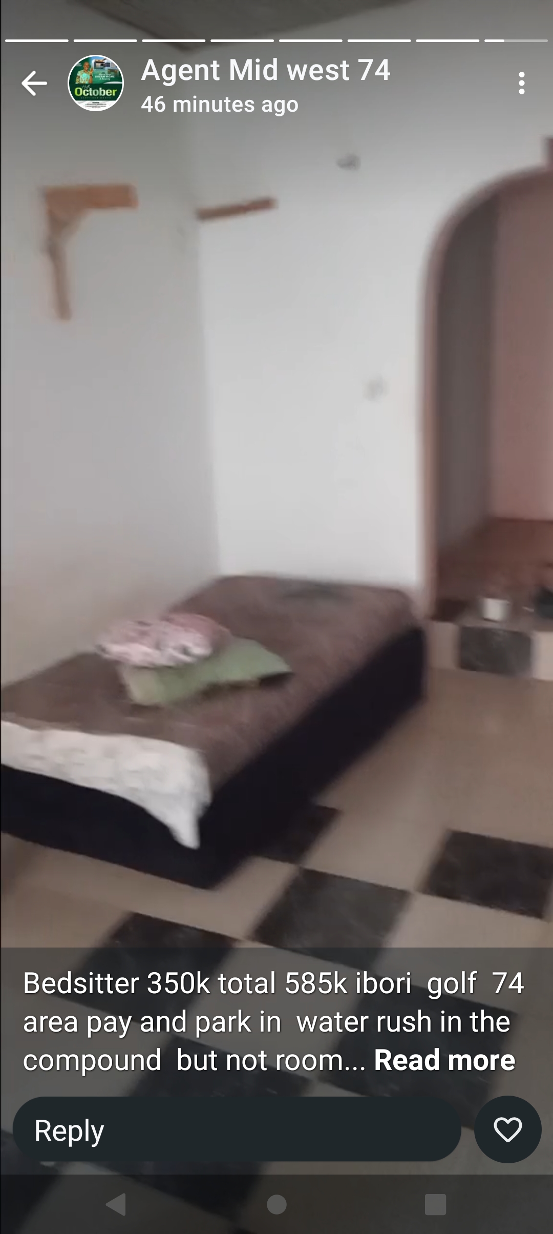 SelfContain for Rent in Back of Ibori golf, Delta cover picture