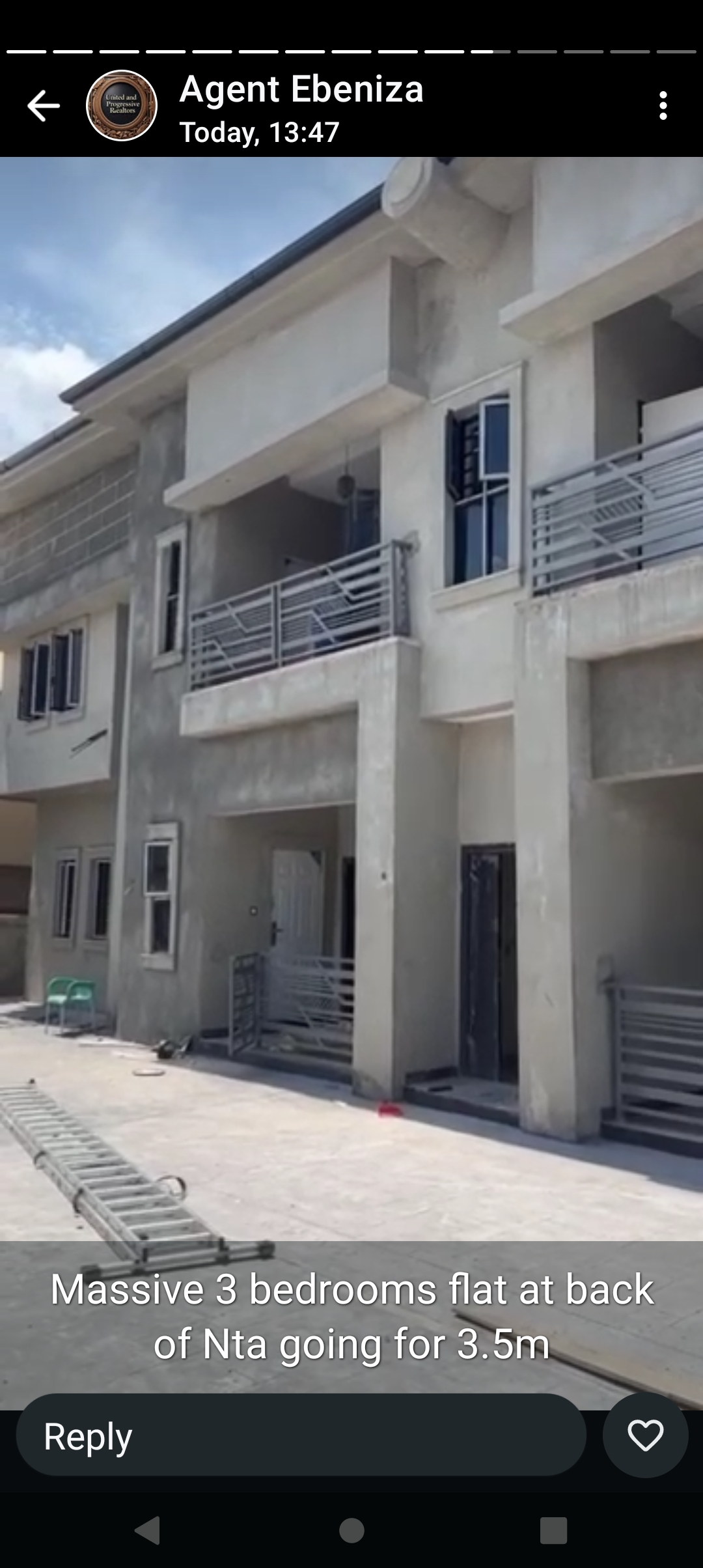 3 Bedroom Flat for Rent in Back of NTA, Delta cover picture
