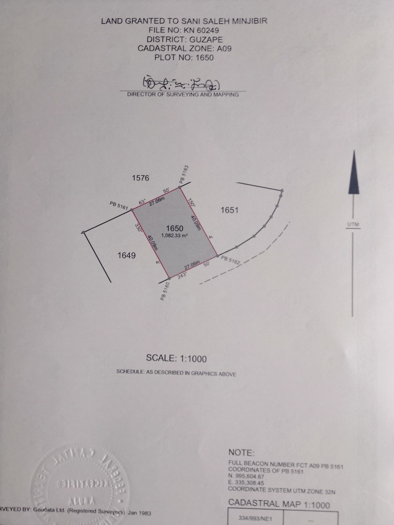 Land for Sale in Guzape main, FCT cover picture