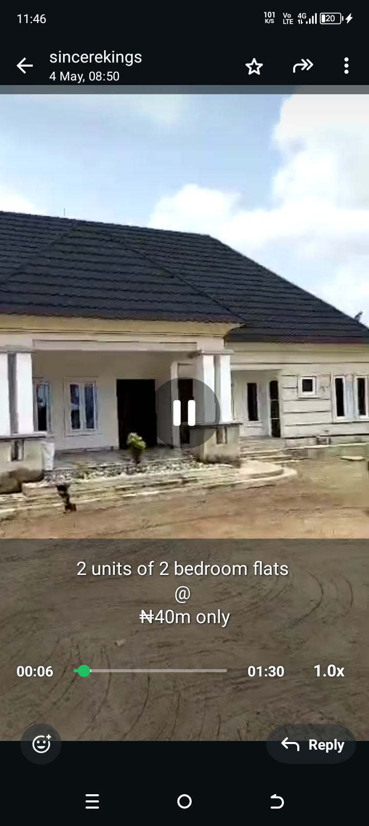 Bungalow for Sale in Off God'swill Akpabio international stadium road, Akwa Ibom cover picture