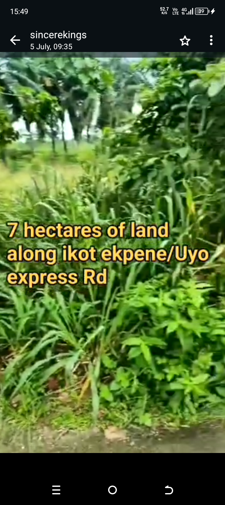 Land in Ikot ekpene Akwa Ibom cover picture