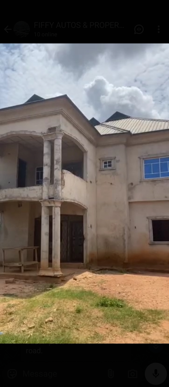 Duplex in MTN mask ugbor Edo cover picture