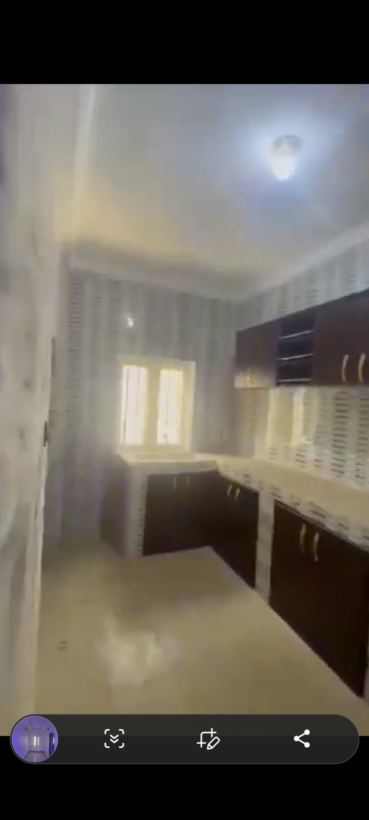 A standard 2 bedroom apartment at Ugwuaji, not far from Nkwo roundabout with POP Ceiling, kitchen cabinet and wardrobe, heater cover picture